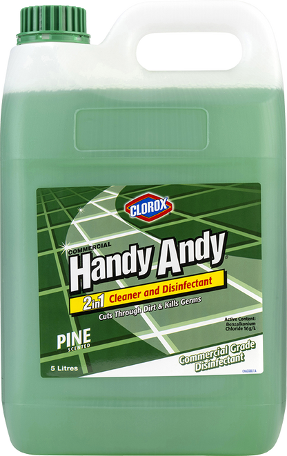 Clorox Handy Andy Cleaner & Disinfectant Green 5L