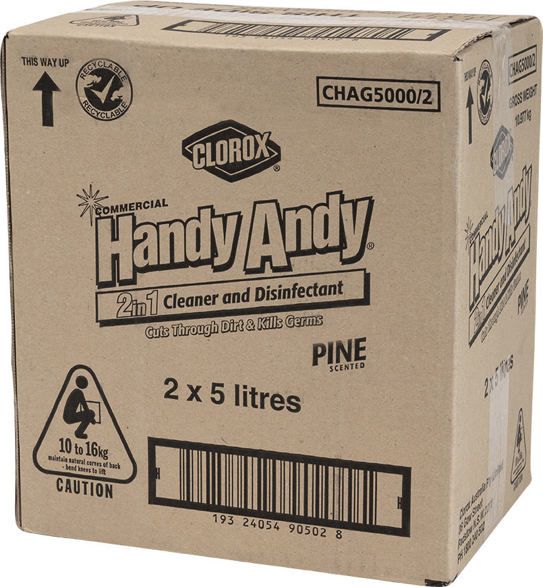 Clorox Handy Andy Cleaner & Disinfectant Green 5L