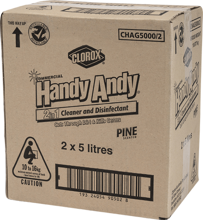 Clorox Handy Andy Cleaner & Disinfectant Green 5L