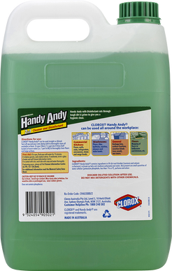 Clorox Handy Andy Cleaner & Disinfectant Green 5L