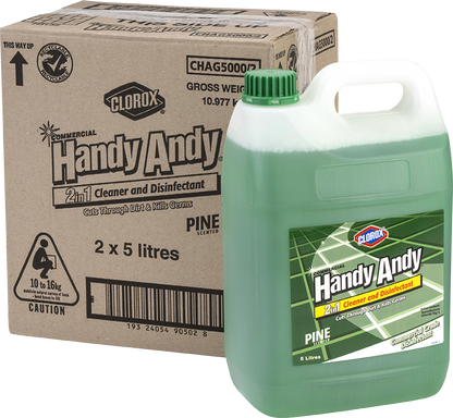 Clorox Handy Andy Cleaner & Disinfectant Green 5L