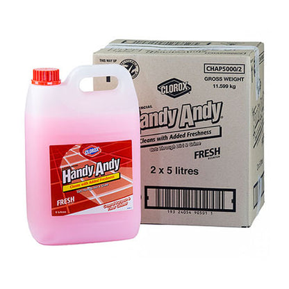 Clorox Handy Andy General Purpose & Floor Cleaner Pink Fresh Scent 5L