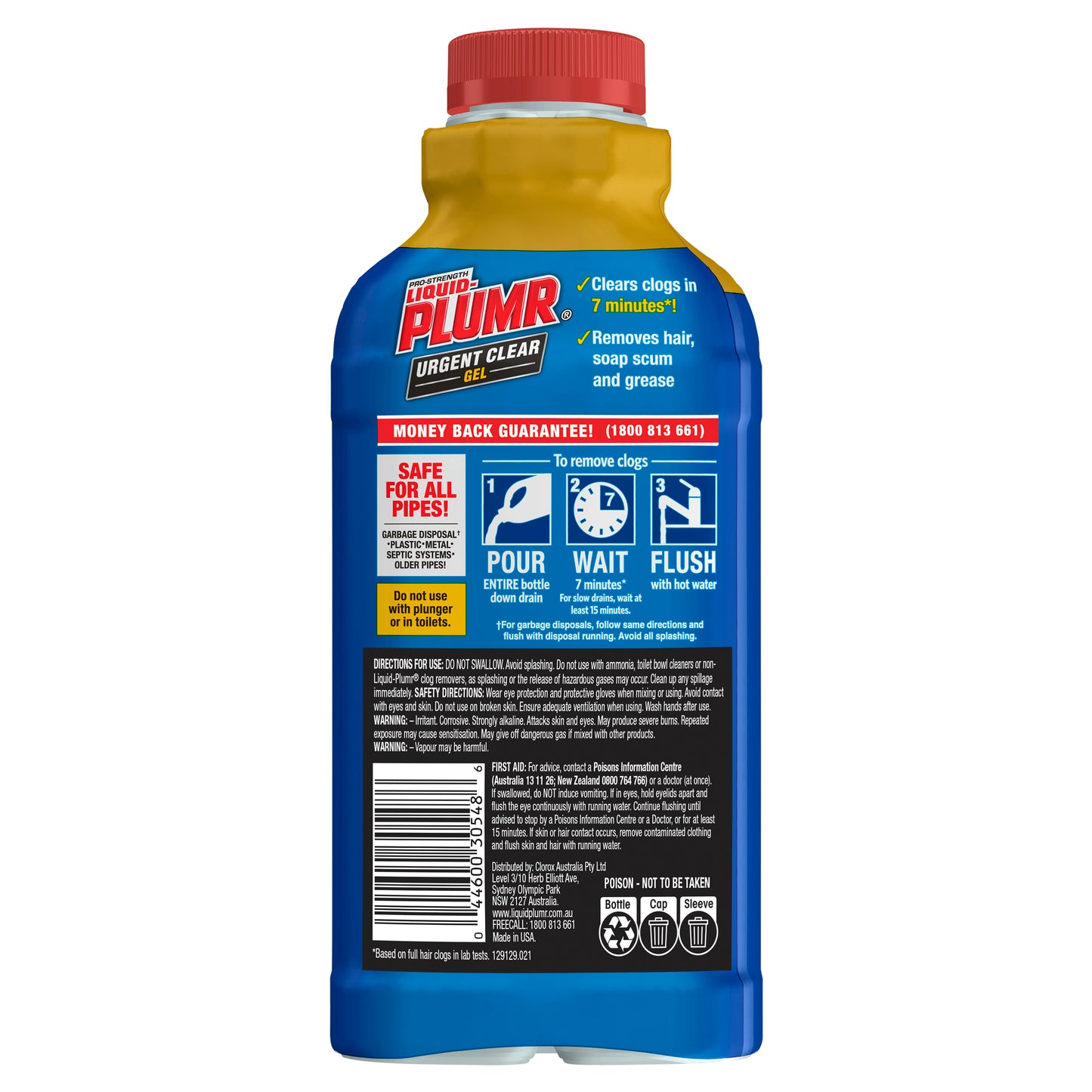Liquid-Plumr® Urgent Clear Gel 502mL