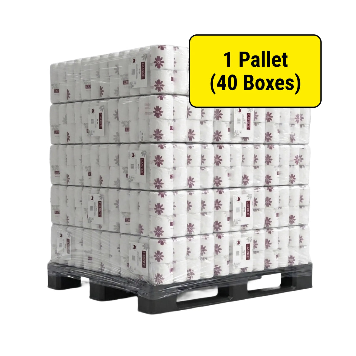 Caprice 400P 2ply 400 sheets Toilet Rolls 48 Pack
