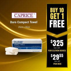 Caprice Duro Compact Towel 29cm x 20cm