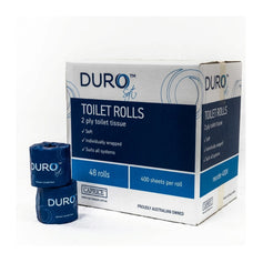Caprice Duro Toilet Paper 48 Roll 400 Sheet Individually Wrapped