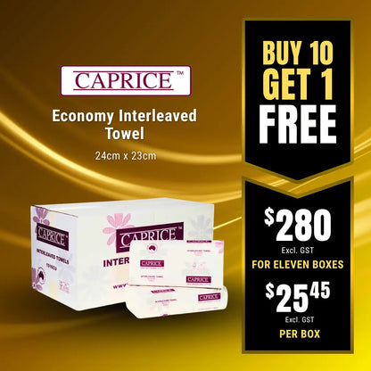 Caprice Economy Interleaved Towel 24cm x 23cm