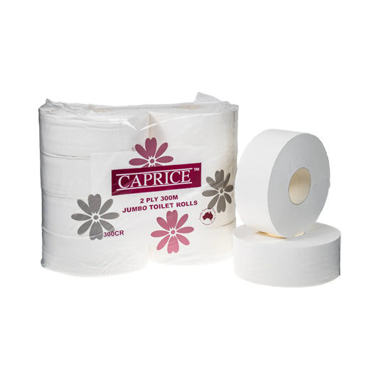 Caprice Jumbo Toilet Paper Roll 300 metre
