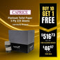 Caprice Platinum Toilet Paper 3 Ply 225 Sheet Individually Wrapped