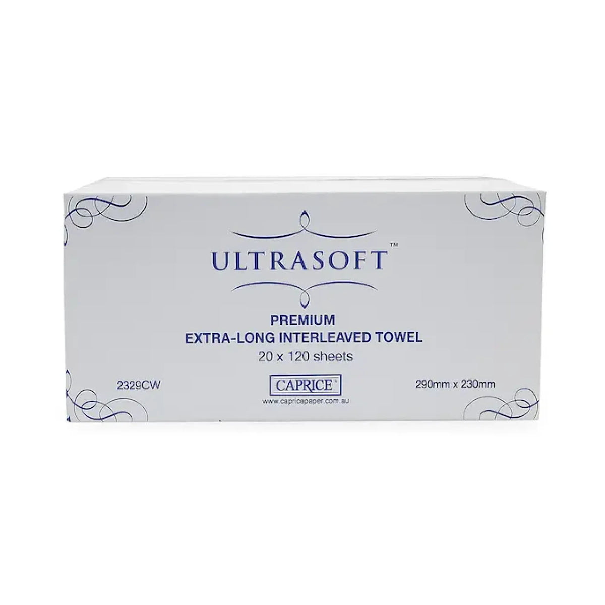 Caprice Ultrasoft Extra-Long Interleaved Towel 29 X 23CM