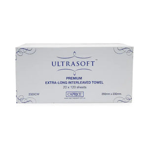 Caprice Ultrasoft Extra-Long Interleaved Towel 29 X 23CM