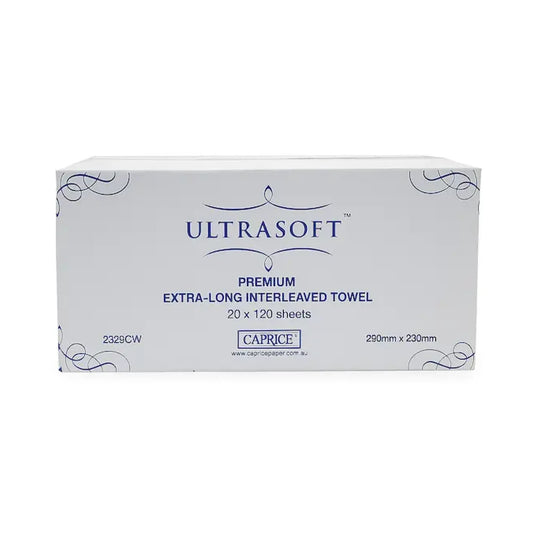 Caprice Ultrasoft Extra-Long Interleaved Towel 29 X 23CM