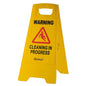 Cleaning in Progress- Caution Board - Safety Signage