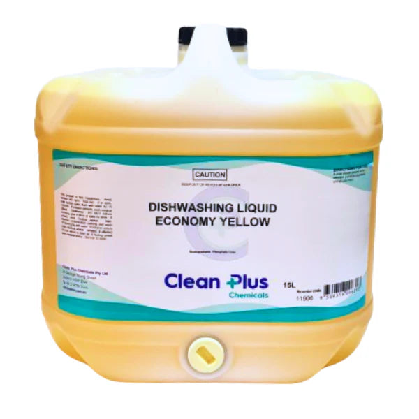 Clean Plus Sink Dishwashing Liquid Economy Lemon 15Lt