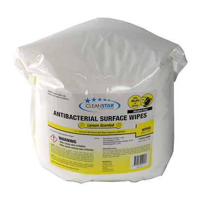 Cleanstar Antibacterial Surface Wipes Lemon Scented