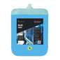 A large plastic jerrycan of Concept Kleen Blue Wash cleaner, featuring a light blue body, a matching light blue spout lid, and a black product label on the front.