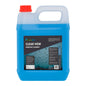 A 4-liter plastic jug of ConceptClean Clear View Window Cleaner with a translucent blue body, a red cap, and a black label on a white background.
