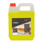 A 20-liter plastic jerrycan of ConceptClean G-Wash cleaning agent, filled with a bright yellow liquid and featuring a red cap, set against a plain white background.