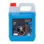 A 5-liter plastic jug of Concept Ideen Tyre Gel, featuring a translucent blue body, a red cap, and a black label with a car wheel graphic.