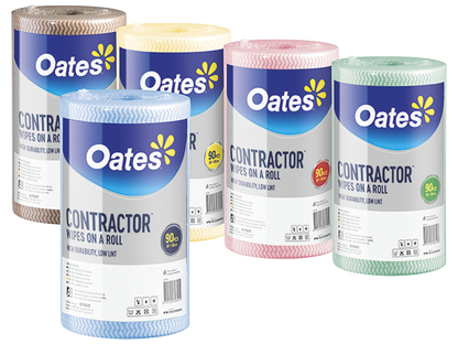 Oates Contractor Extra Thick Wipes on a Roll