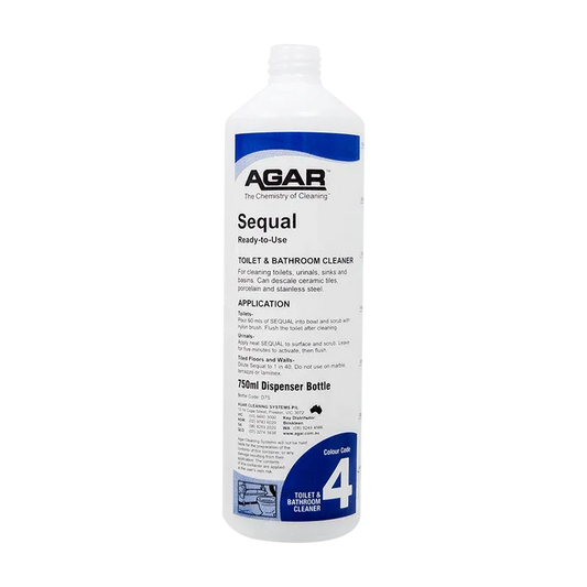 Agar Cleaner, Whitener &amp; Sanitiser Spray Bottle 750ml- Bleach