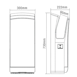 Dolphy Peak Pro Jet Hand Dryer 1650W