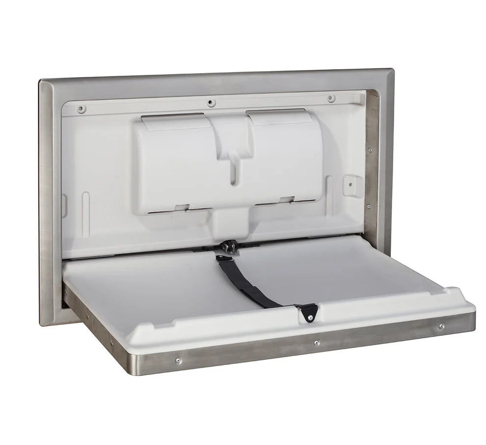 Dolphy Recessed Baby Change Station - Stainless Steel