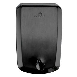 Dolphy Stainless Steel Liquid Soap Dispenser 1000ML- Silver/Black