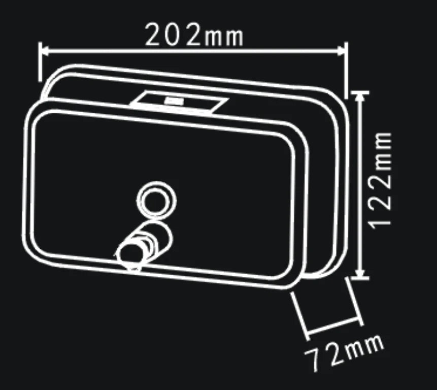Dolphy Stainless Steel Soap Dispenser 1200ML