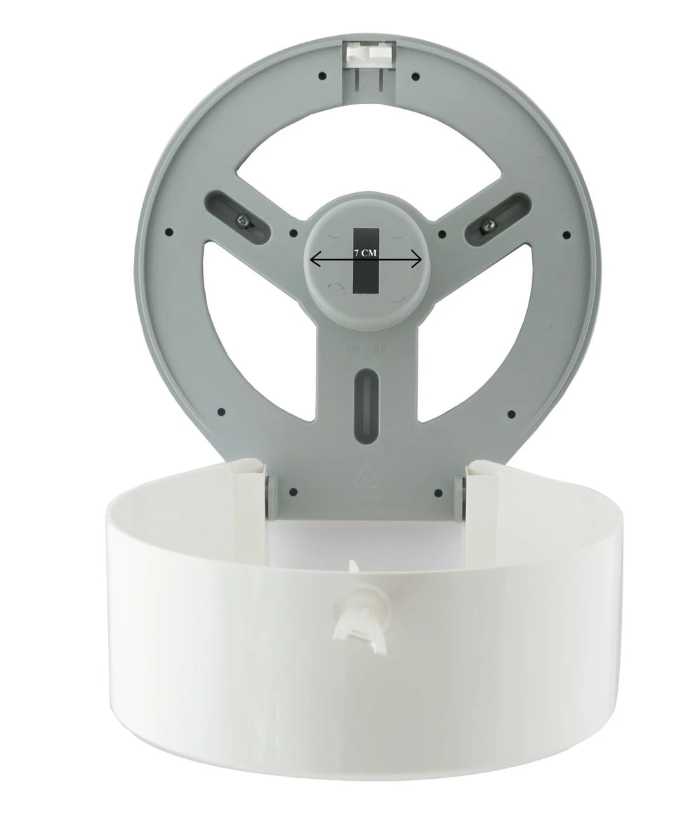 Dolphy CLASSIC Jumbo Toilet Paper Roll Dispenser - White