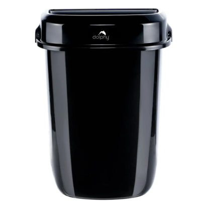 Dolphy PLAZA Rubbish Bins Black - 32L