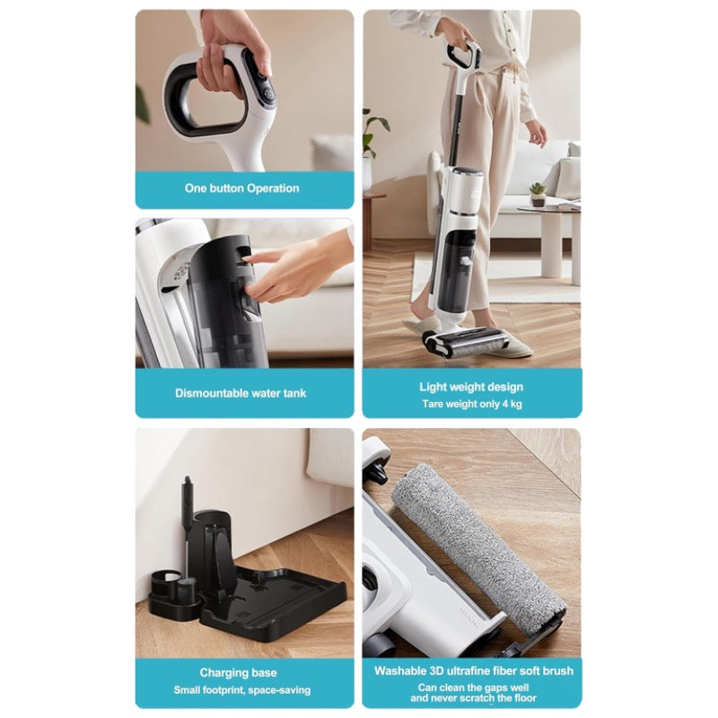 Imass M8 Cordless Smart Wet & Dry Vacuum Cleaner Mop Floor Cleaner