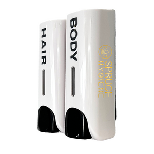 Double Soap Dispenser for Bathroom (400ML*2)