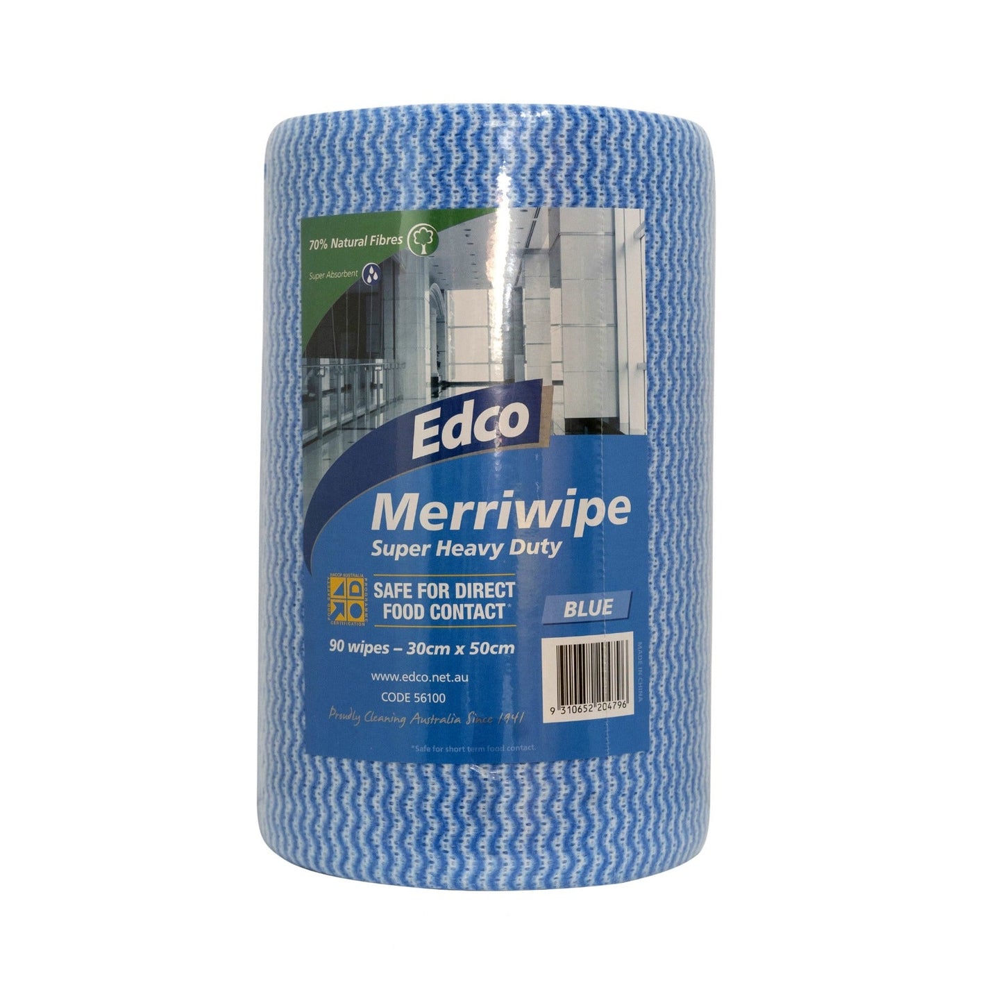 Blue Disposable Wipe Roll - Cleaning Supplies