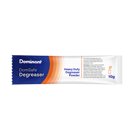 Dominant DomSafe® Heavy Duty Degreaser Sachet Packet 10g