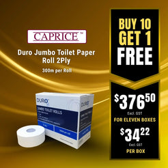 Duro Jumbo Toilet Paper Roll 2Ply 300m