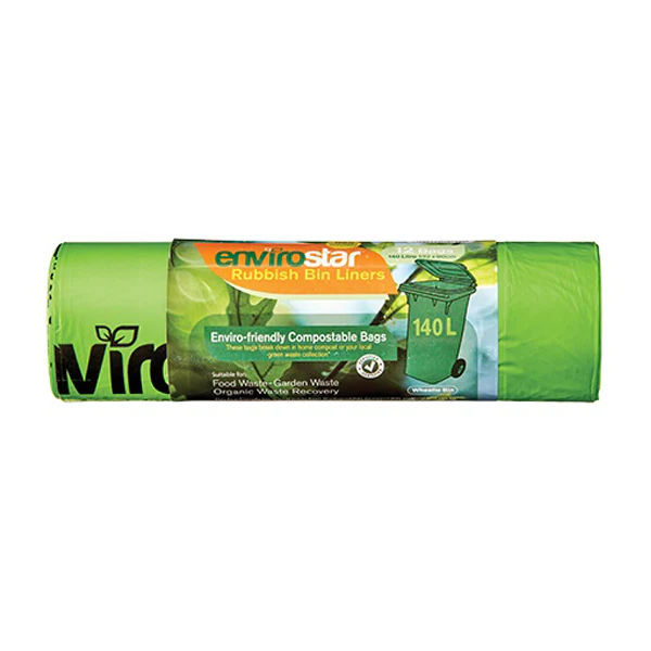 Envirostar 140Lt Compostable Bin Liner 23um