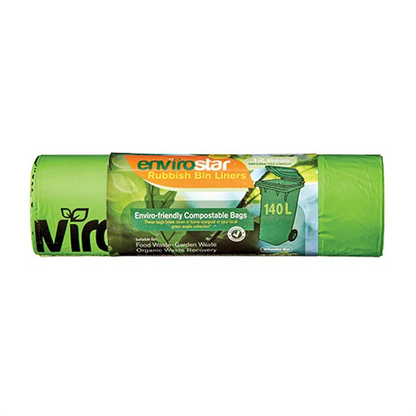 Envirostar 140Lt Compostable Bin Liner 23um