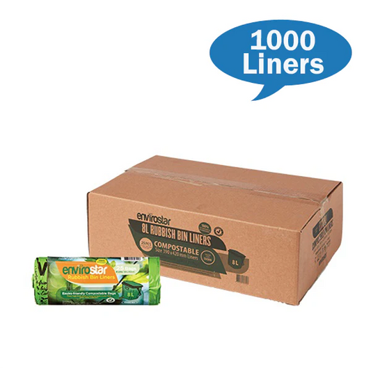 Envirostar 8Lt Compostable Bin Liner 18um