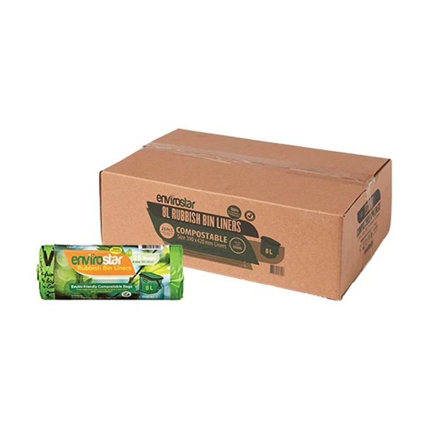 Envirostar 8Lt Compostable Bin Liner 18um