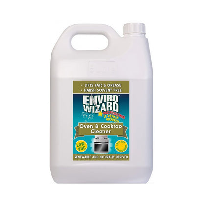 Enzyme Wizard Oven & Cooktop Cleaner 500ml, 5L