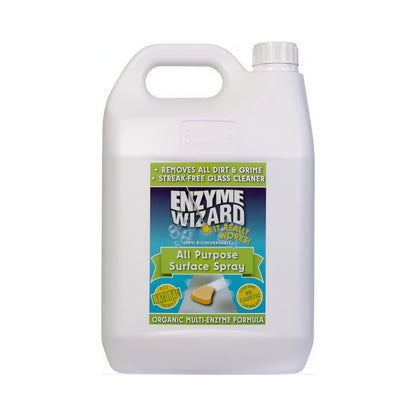 Enzyme Wizard All Purpose Surface Spray 750ml, 5L, 20L