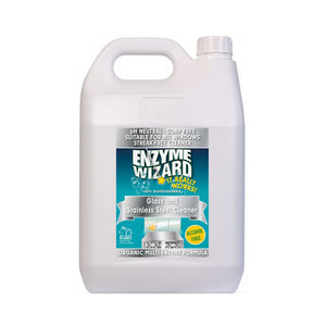 Enzyme Wizard Glass and Stainless Steel Cleaner 750ml, 5L, 20L