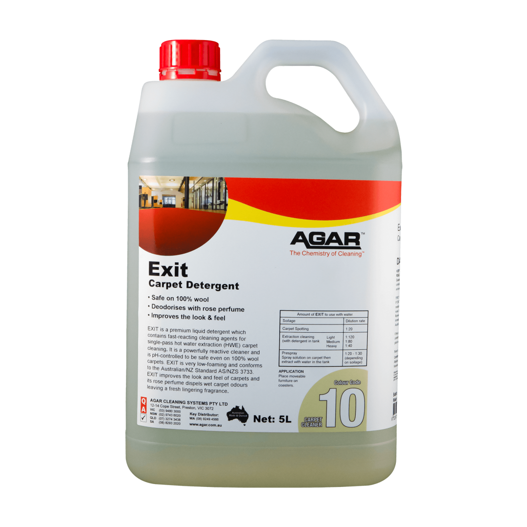 AGAR Exit Carpet Detergent 5L & 20L