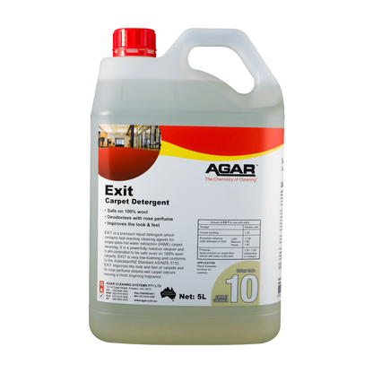 AGAR Exit Carpet Detergent 5L & 20L