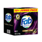 A 15kg jumbo pack of Fab Sublime Velvet laundry detergent, shown in its retail cardboard box packaging against a plain white background.