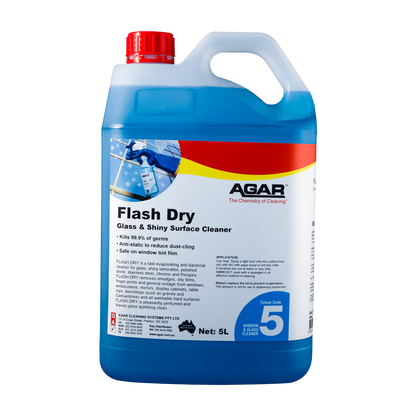 AGAR Flash Dry Glass Cleaner 750ml,5L & 20L