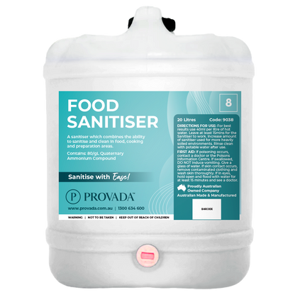 PROVADA Food Sanitiser 5L,20L