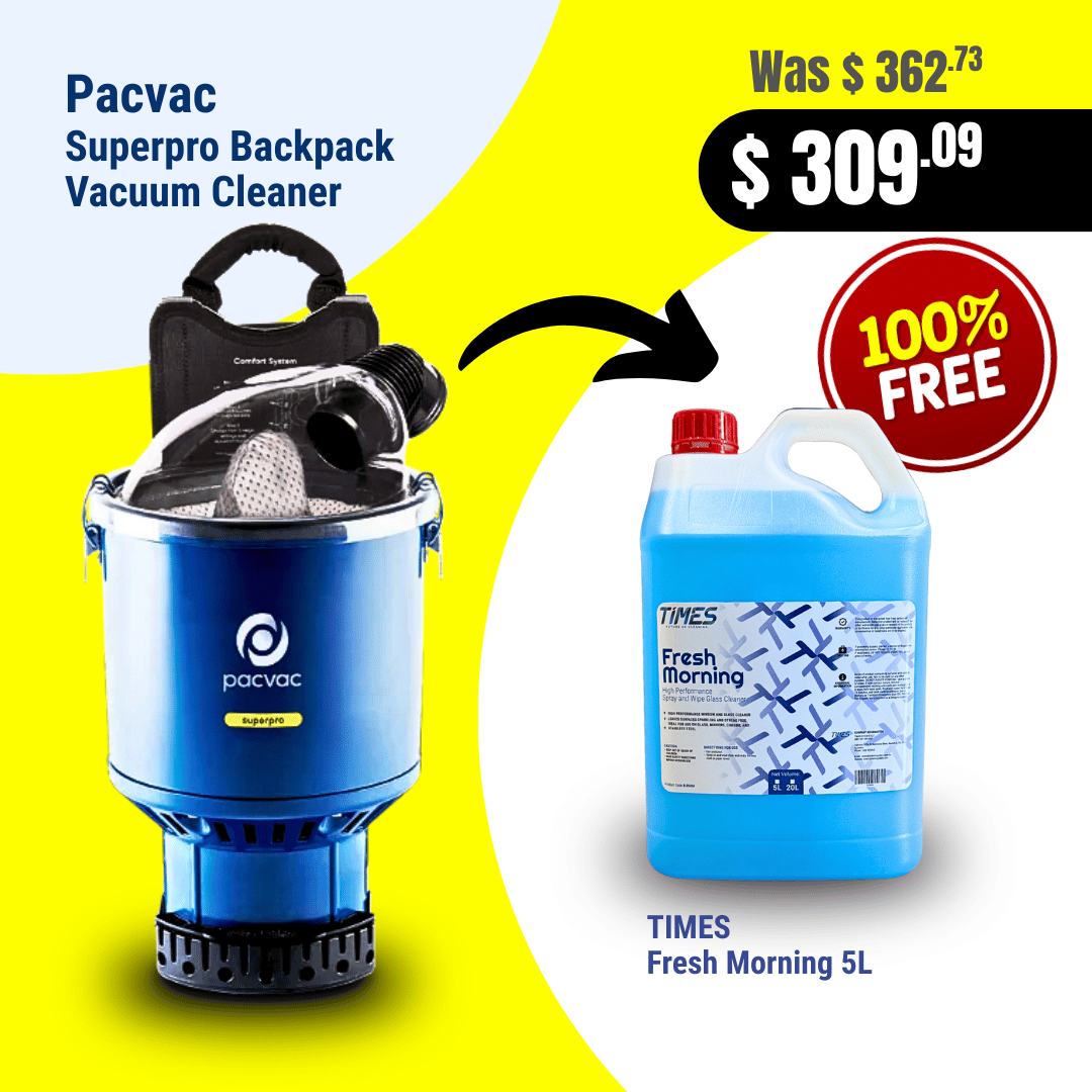 Pacvac Superpro Backpack Vacuum Cleaner (Formely SuperPro 700)