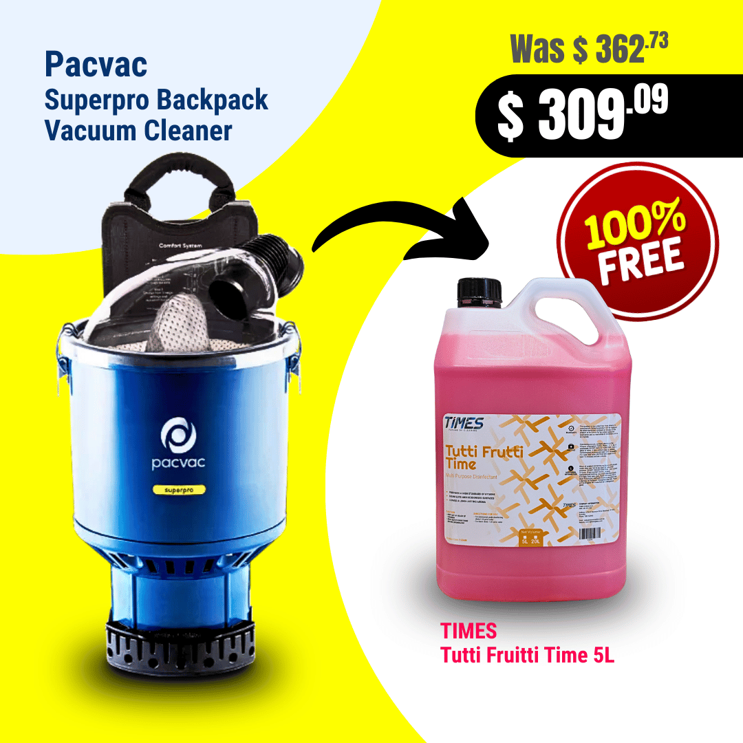 Pacvac Superpro Backpack Vacuum Cleaner (Formely SuperPro 700)